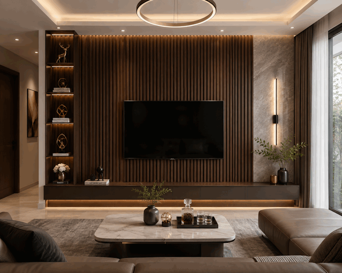 Tấm Ốp Lam 4 Sóng Cao SG-21 ốp phòng khách
