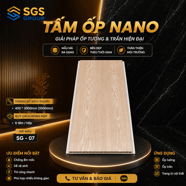 Tấm Ốp Nano SG-07